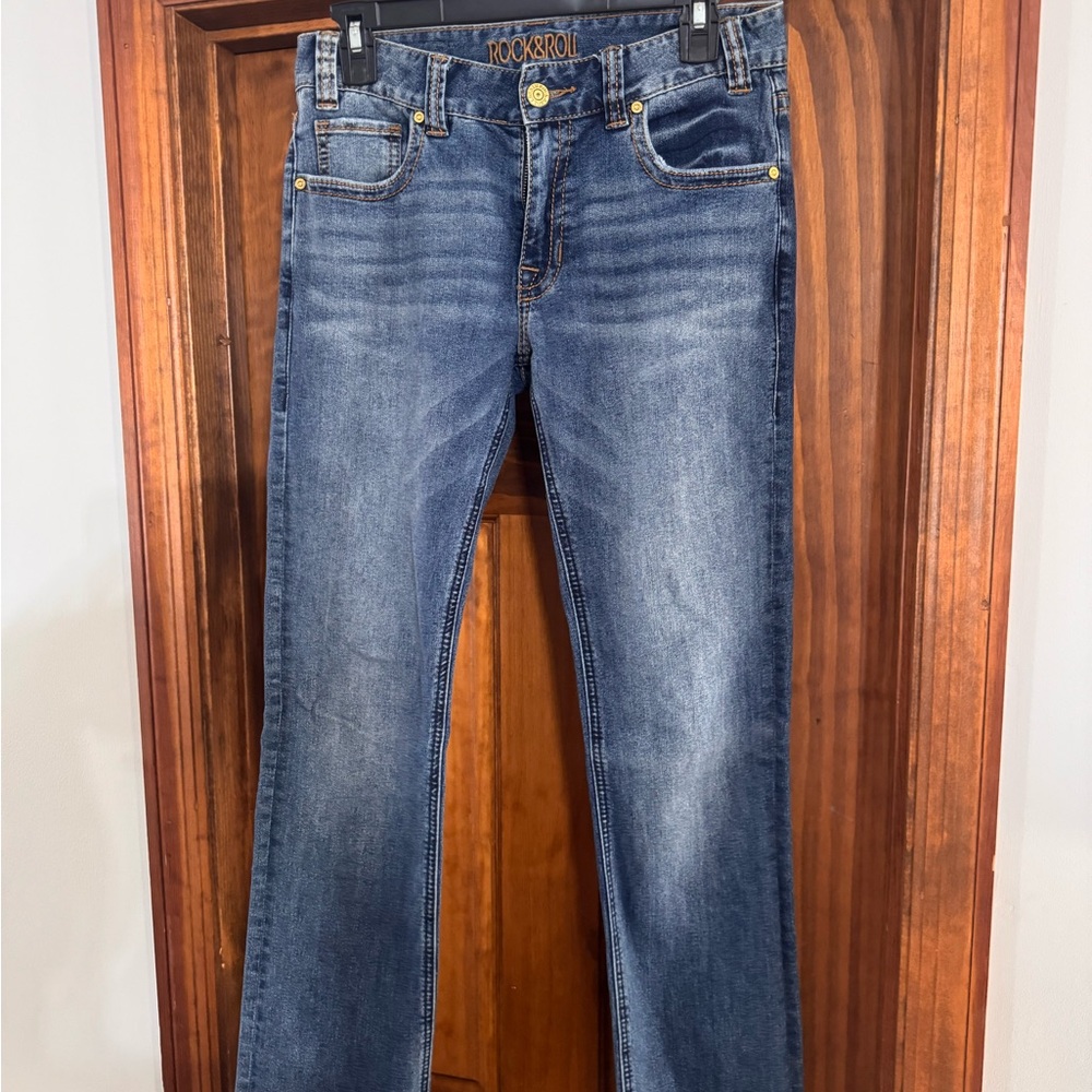 Rock & Roll Cowgirl Dark Blue Bootcut Jeans